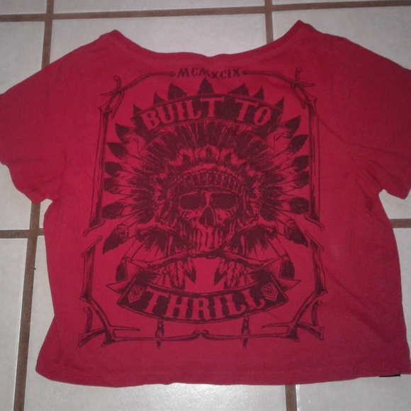 Red Crop Top - Picture 3 of 3